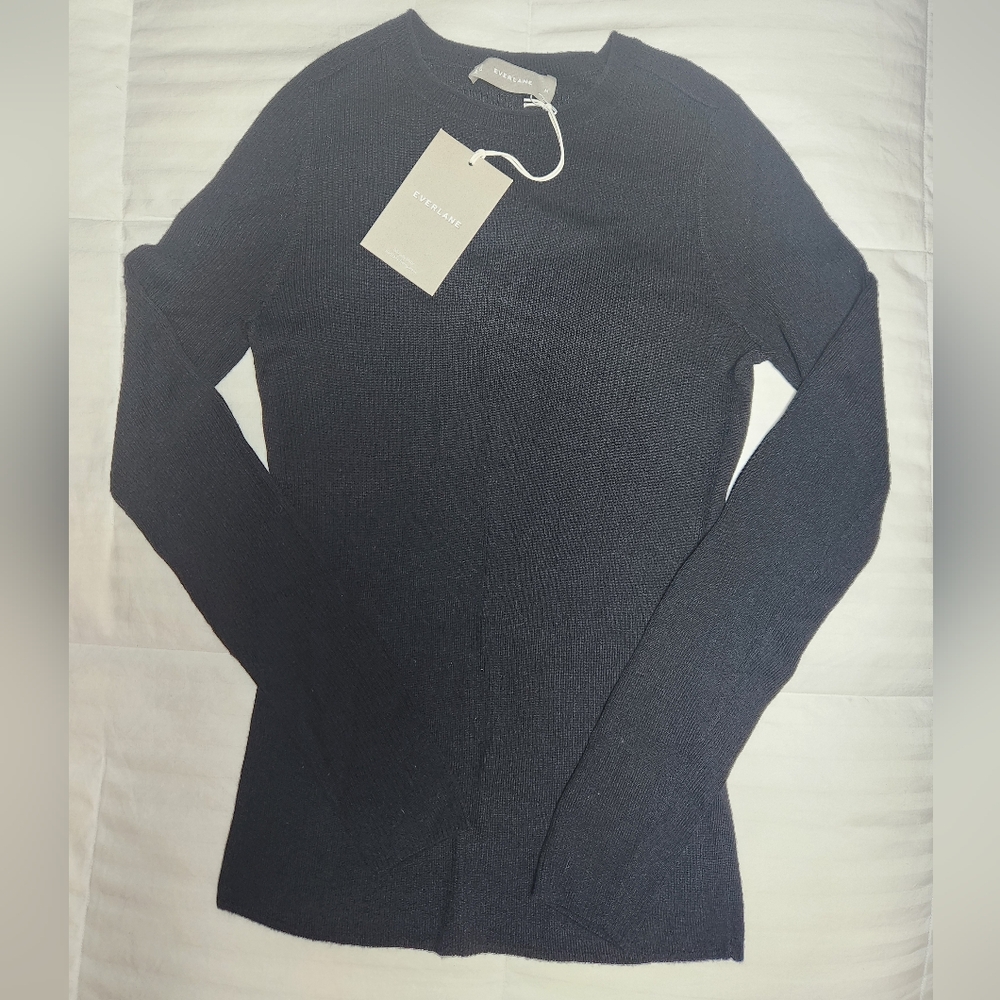 Everlane Women's Long Sleeve Top - Dark Gray